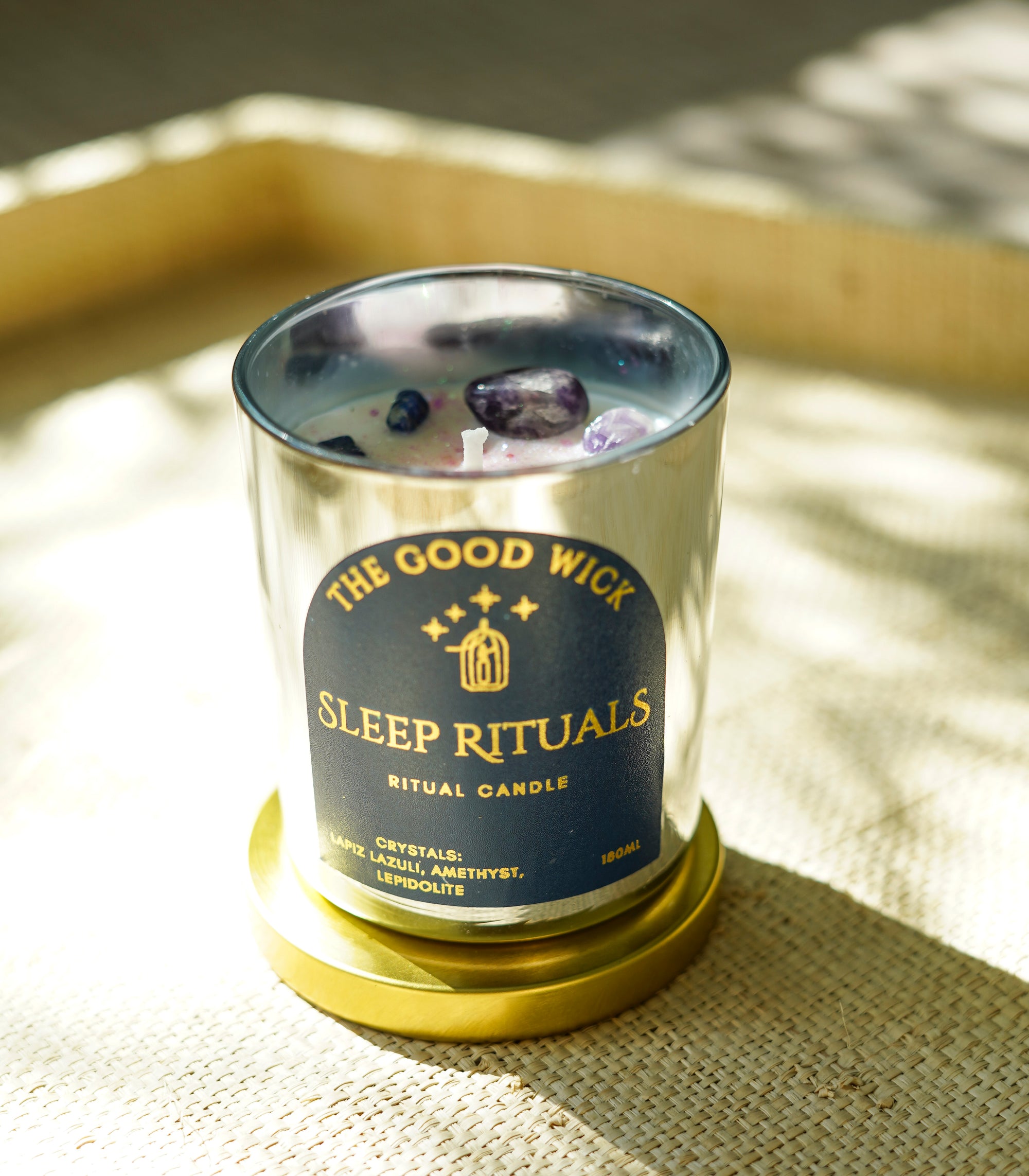 Sleep Rituals Crystal Infused Soy Candle