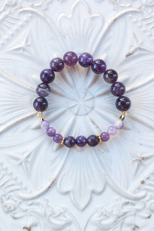 My Intuitive Ally Bracelet with Amethyst and Lepidolite (for women) ALLY-BW1