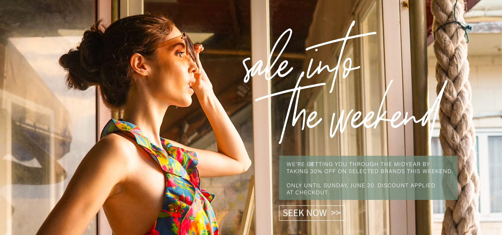 sale into the weekend