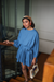 Paloha Fluted Mini Dress (Teal)