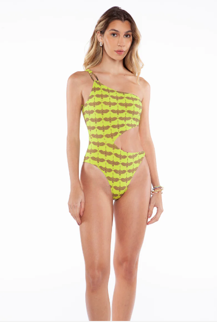 Agua Brazilian Arara Maillot (Stork)
