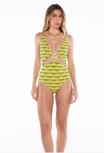 Agua Brazilian Cegonha Maillot   (Stork)