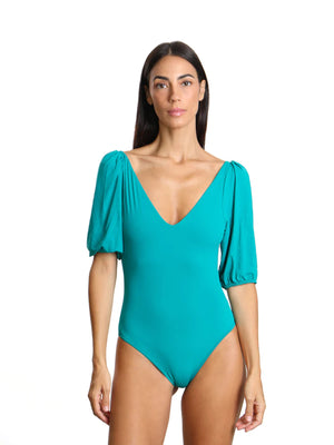 Agua Brazilian Carissa Maillot  (Emerald)