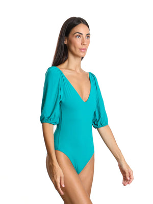 Agua Brazilian Carissa Maillot  (Emerald)