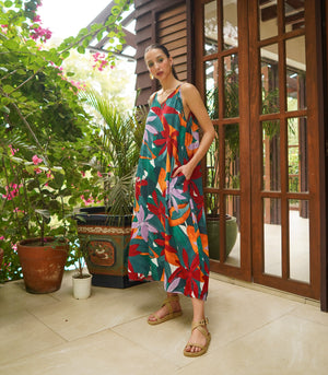 Florence Fling Antonella Tent Dress (Floral)
