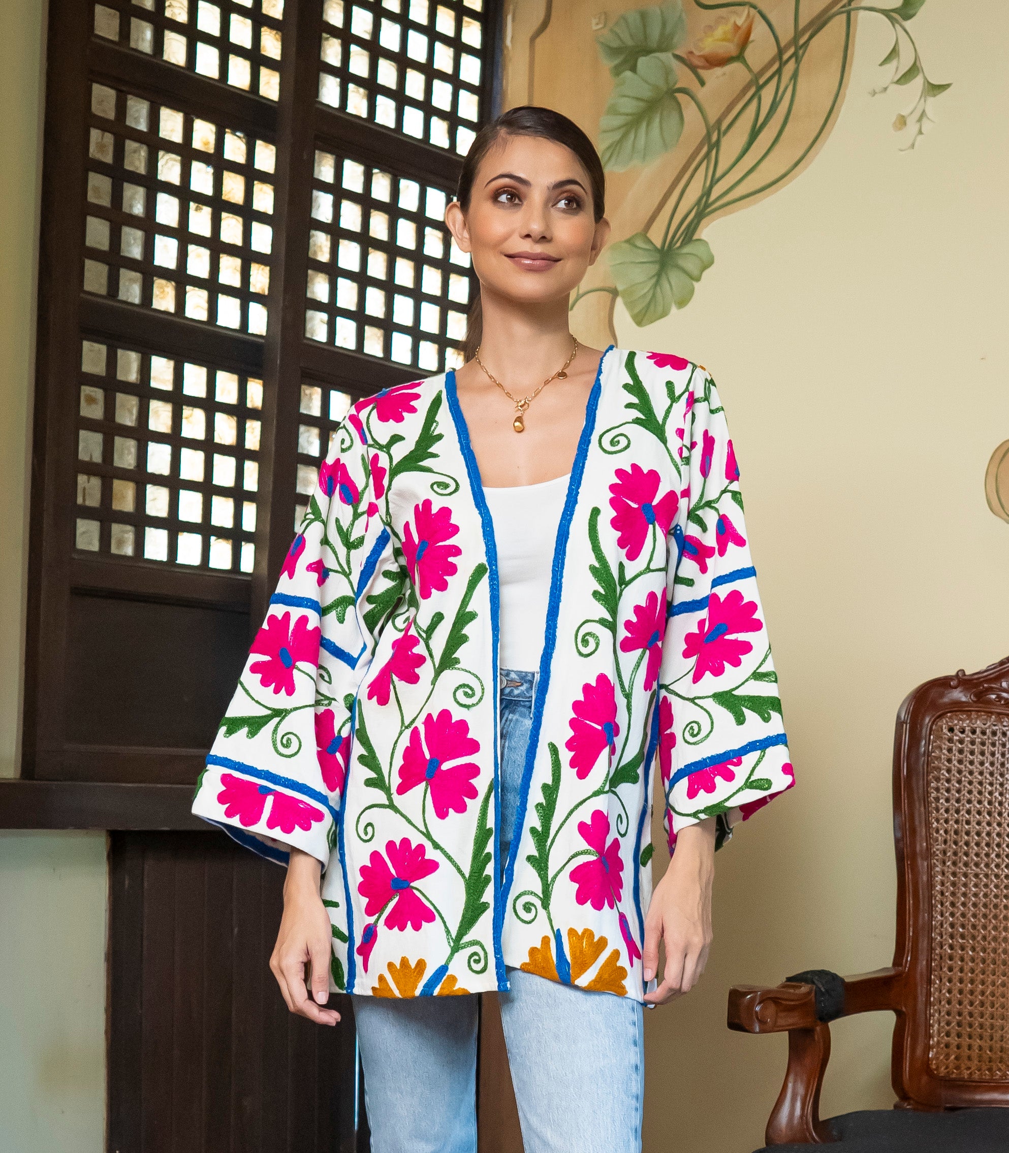 Suzani Jacket  (Multicolor)