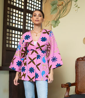Suzani Jacket  (Bubblegum / Pink)
