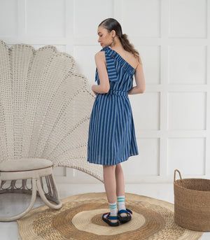 Casita Rafah Asymmetrical Tie Strap Dress