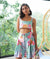 Marana Tha Olivarez Top and Skirt Set (Lilac Pink Painterly)