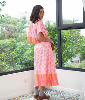 Marana Tha Valdez Set (Pink Orange)