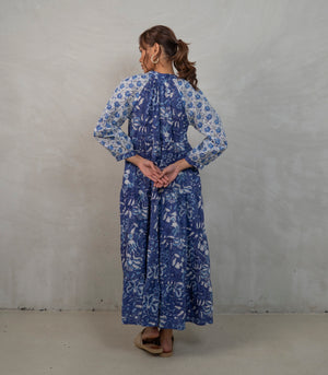 Maxi -Navy Blue Flora