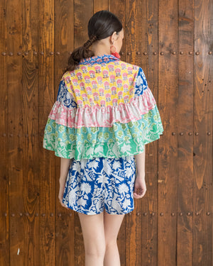 Flora Top (Yellow Multi) SMRA-FLR-YLW-001