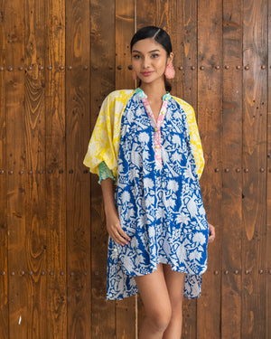 Jacque Dress (Navy Yellow) SMRA-JCQ-NV-001