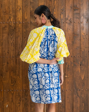 Jacque Dress (Navy Yellow) SMRA-JCQ-NV-001