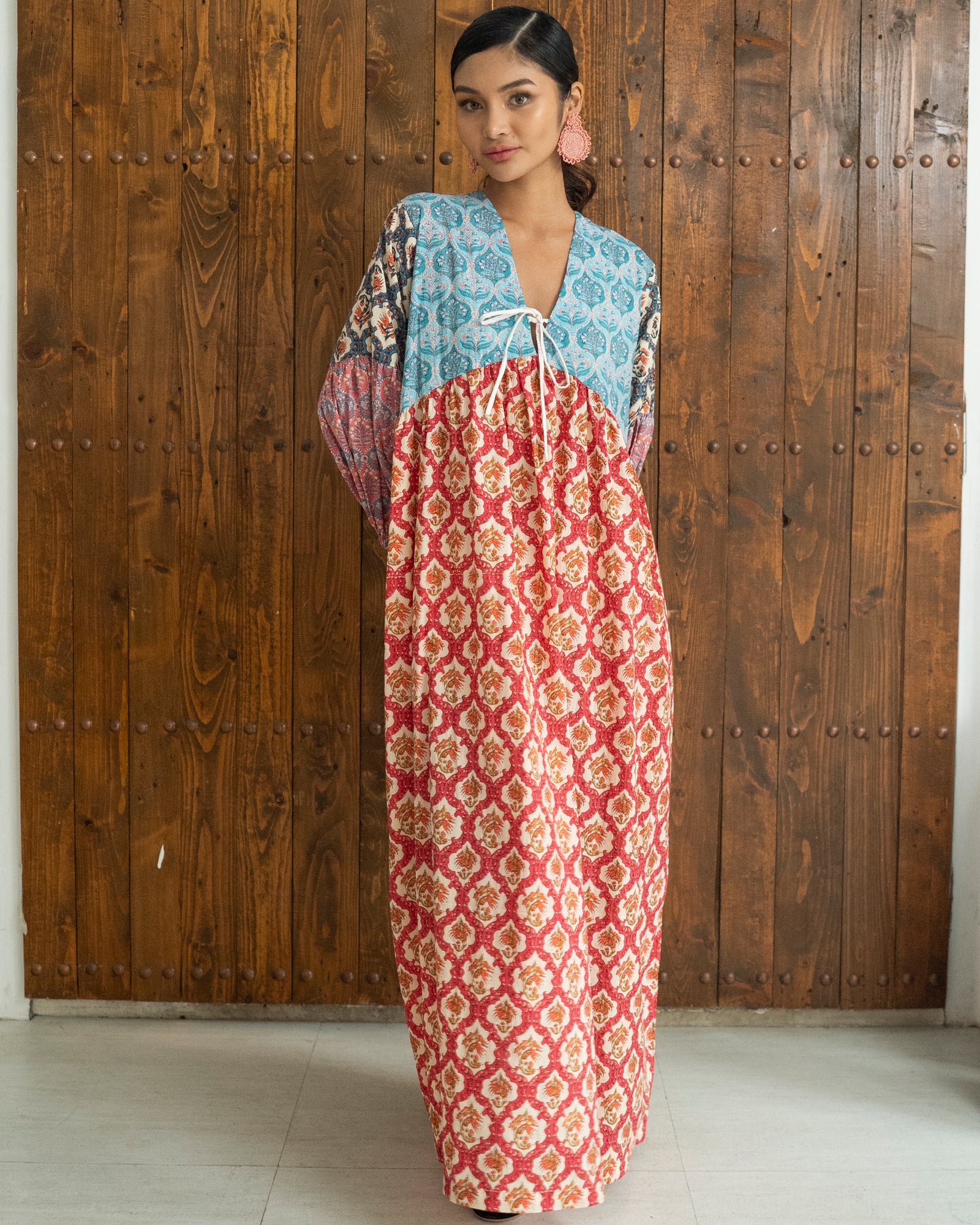 Ariana Dress (Red Multi) SMRA-ARN-RD-001