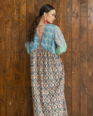 Ariana Dress (Green Multi) SMRA-ARN-GRN-001