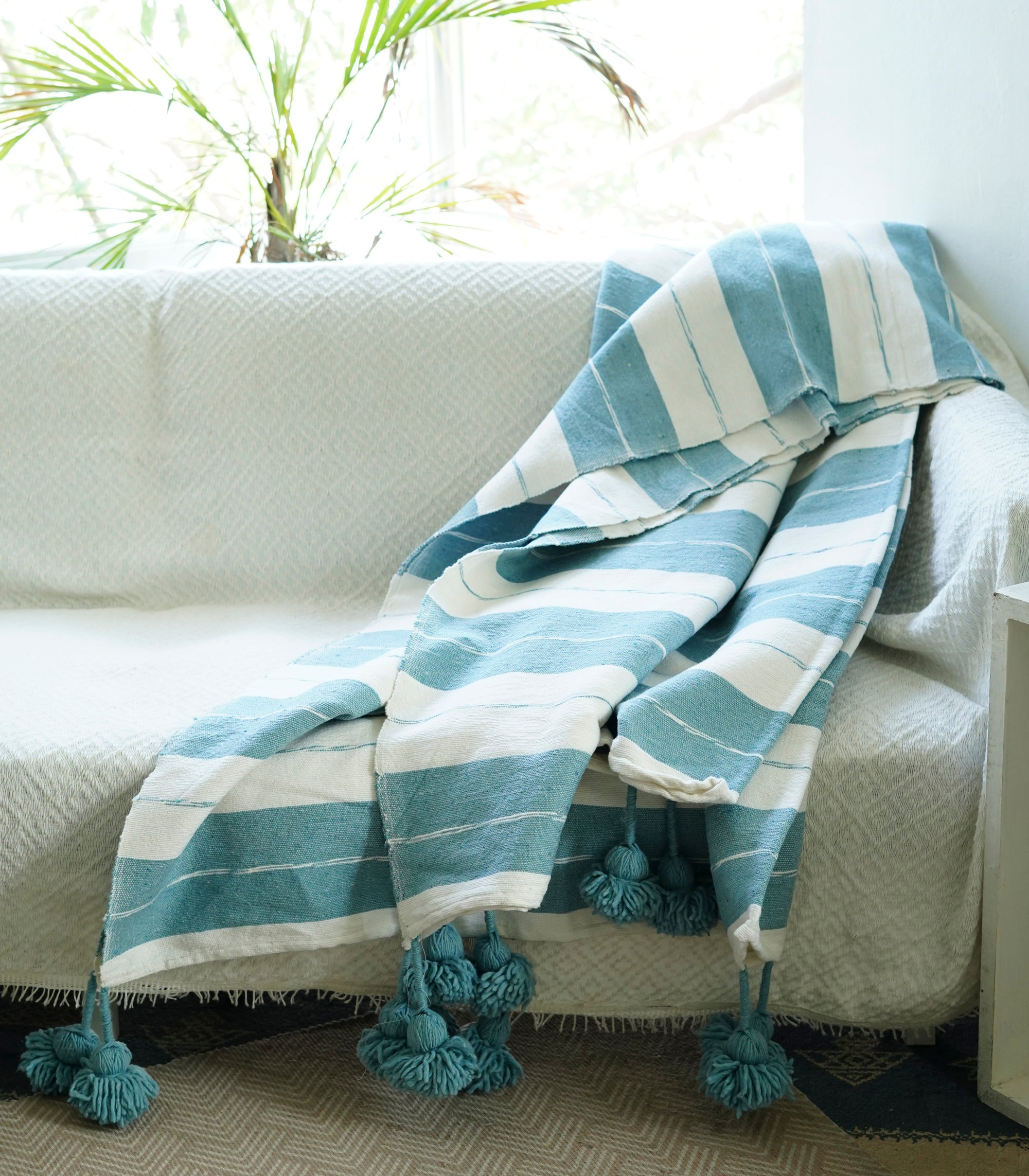 MOH Moroccan Pom Pom Blankets