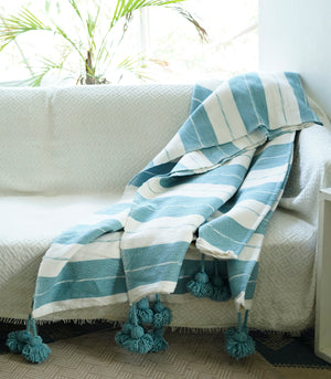 MOH Moroccan Pom Pom Blankets