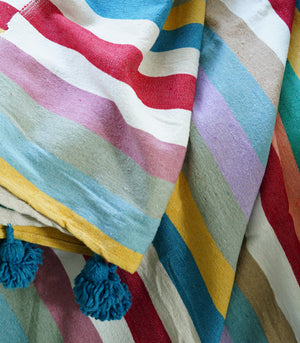 MOH Moroccan Pom Pom Blankets