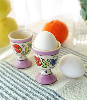 MOH Hand painted Egg Cups Set of 2