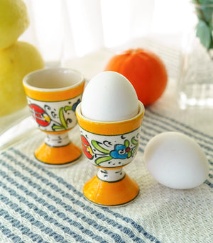 MOH Hand painted Egg Cups Set of 2