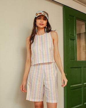 Casita Jean Set (Candy Stripe)