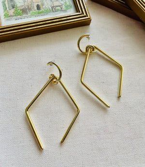 ELLIS GEO METAL EARRINGS