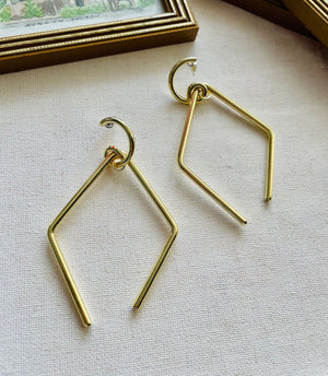 ELLIS GEO METAL EARRINGS