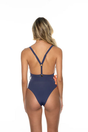 Agua Brazilian Orquidea Maillot   (Blue)