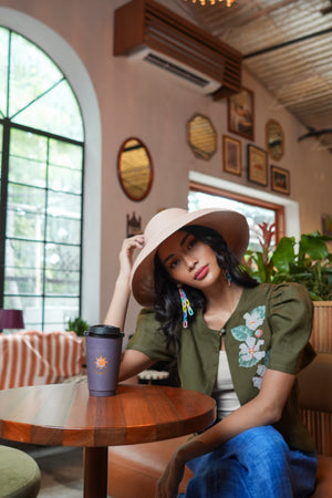 Rania Camisa Jacket - Katmon  (Olive)