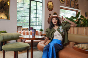 Rania Camisa Jacket - Katmon  (Olive)