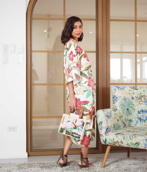 Marana Tha Renata Kimono Dress (Champagne)