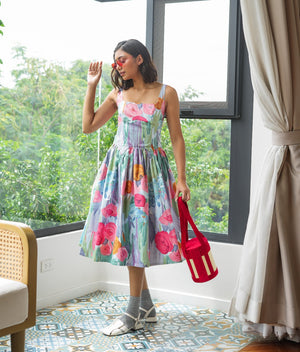 Marana Tha Ventura Dropwaist Dress (Lilac Pink)