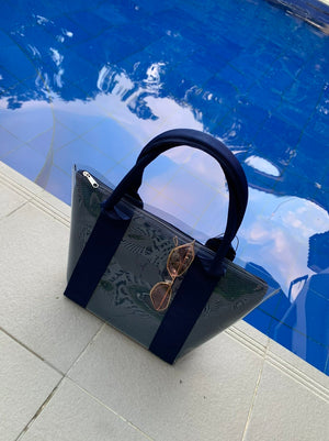 Luna Tote Bag (Navy Blue)