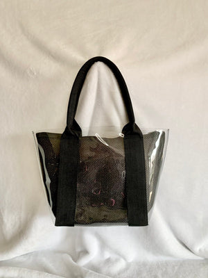 Luna Tote Bag (Charcoal Gray/Black)