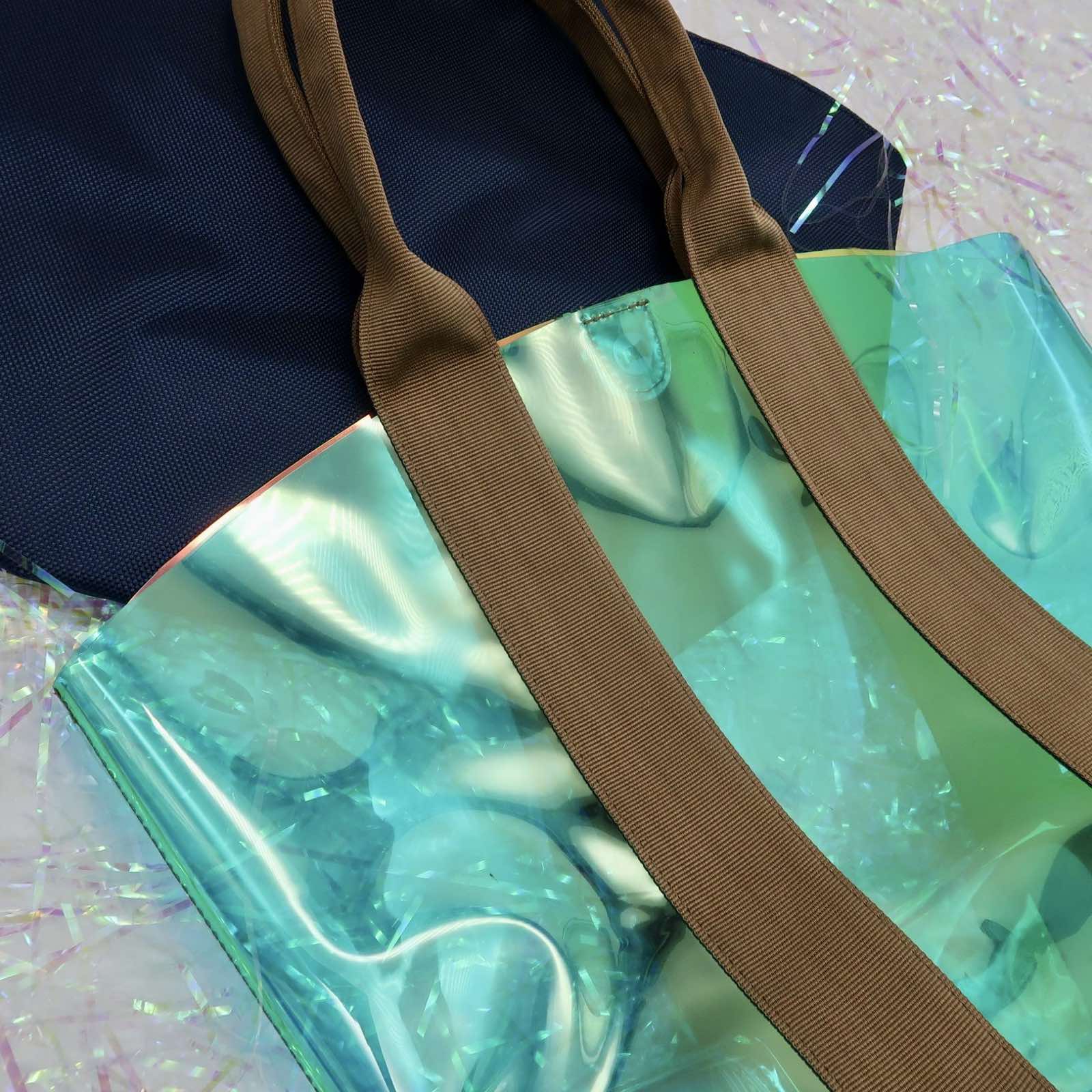 Alegria Bag (Aquamarine with Khaki Straps and Blue Pouch)