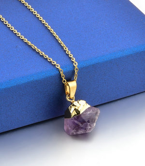 Soul Stone Raw Crystal Necklace (7 variants)