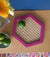 Solihiya Hexagonal Tray    Pink