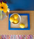 Solihiya Rectangular Tray (Size: Medium)             Electric Blue