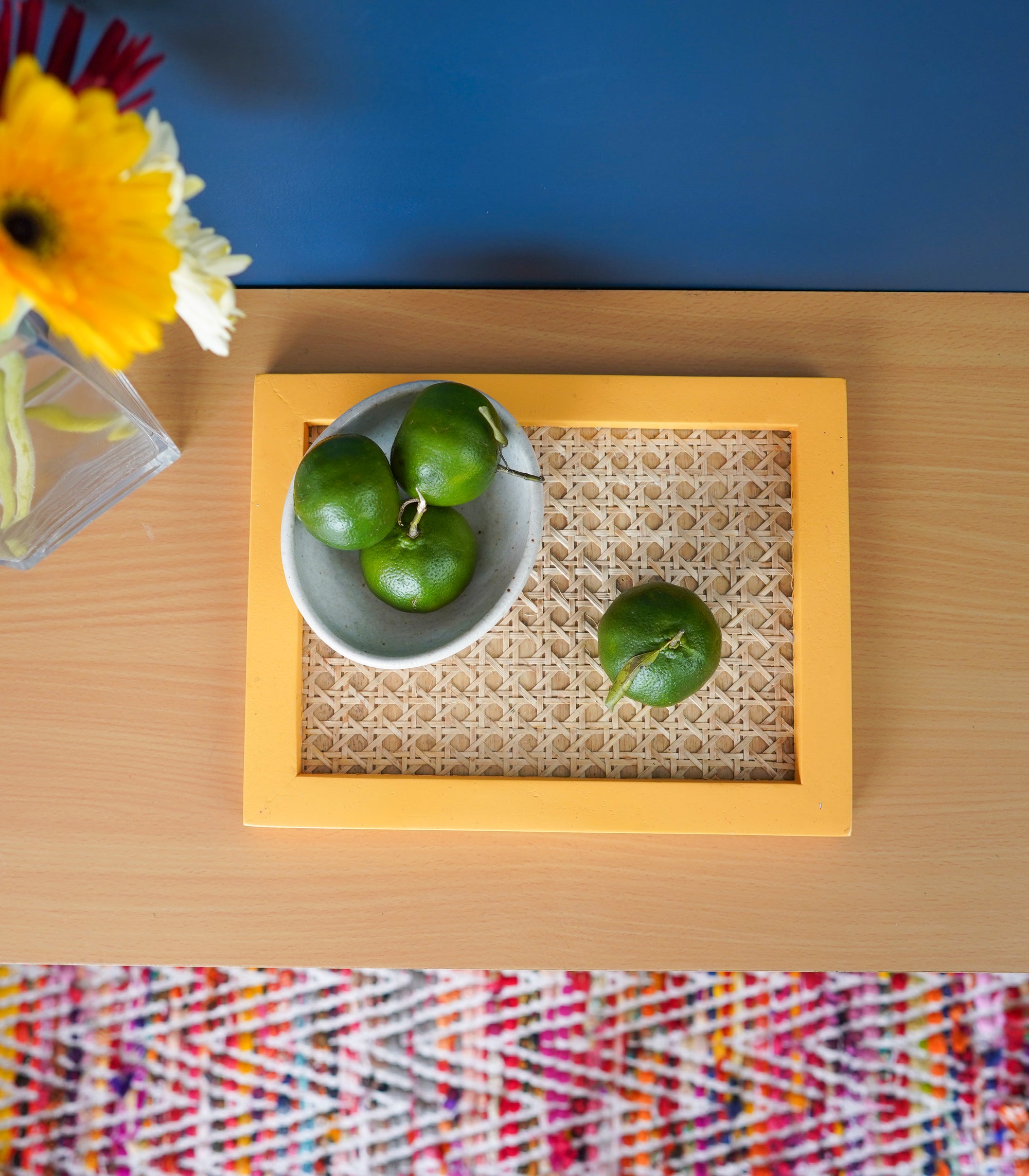 Solihiya Rectangular Tray    Mustard / Medium