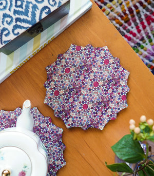 Zellij Wooden Trivet