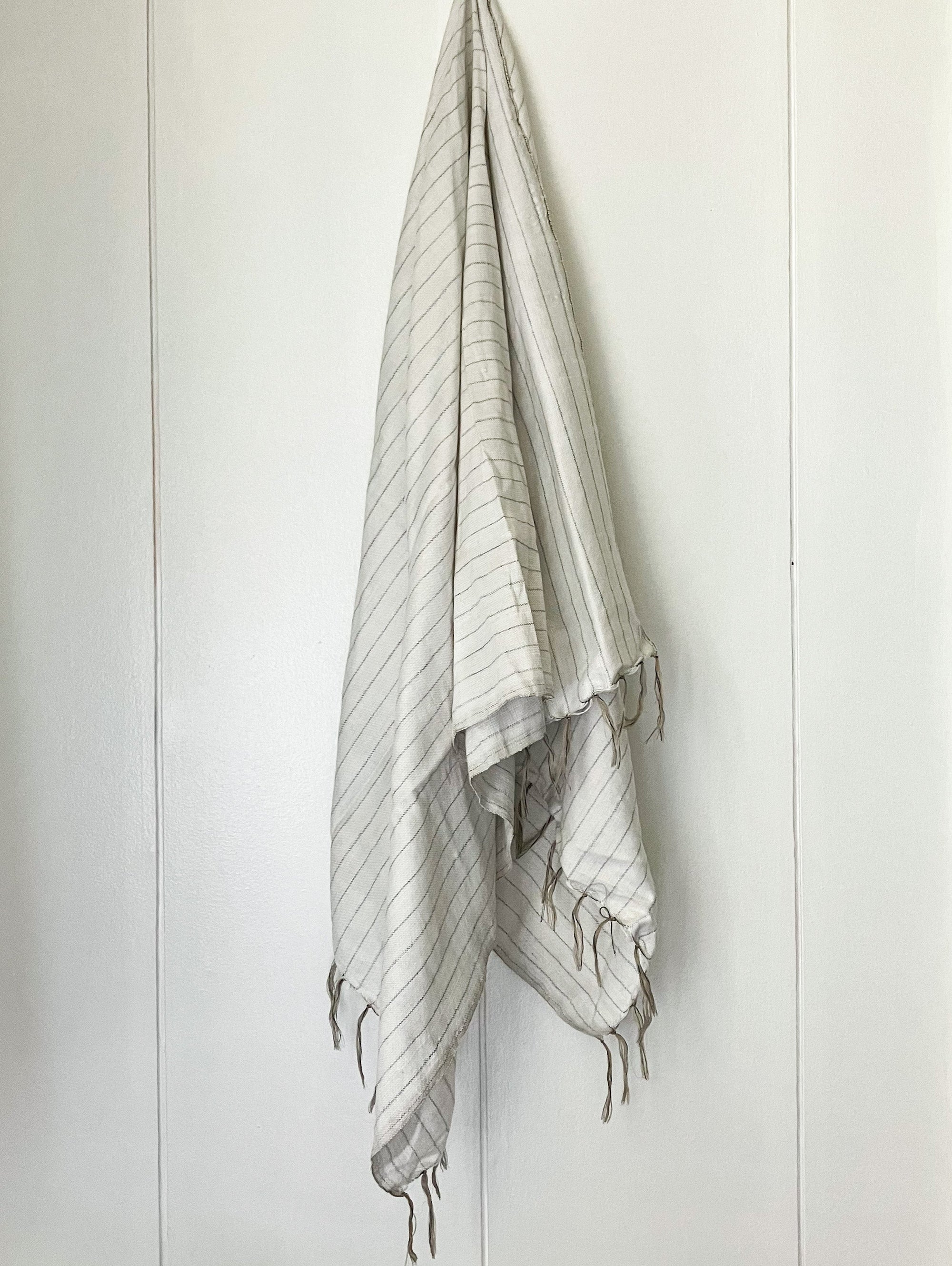 Inabel Towel Grey Stripes