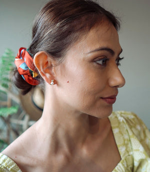 Anya 2-Way Pearl Hoop Earrings