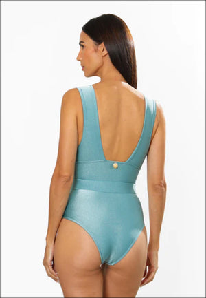 Agua Brazilian Catalina Maillot (Baby Blue)