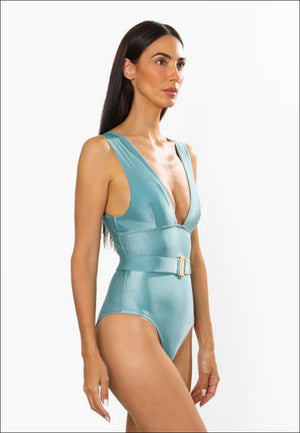 Agua Brazilian Catalina Maillot (Baby Blue)