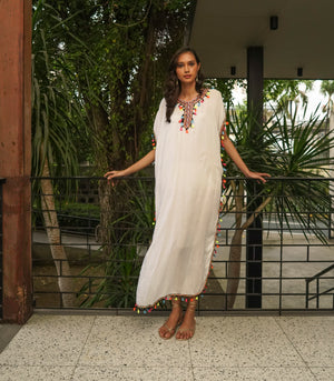 Farah Kaftan               White