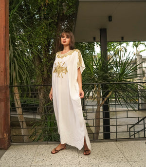 Rabia Kaftan    White