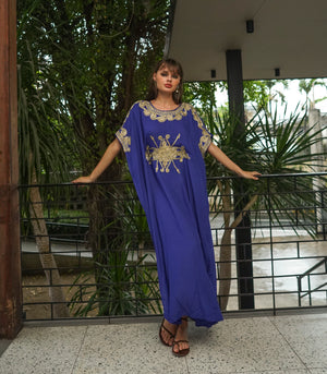 Robia Kaftan Royal Blue