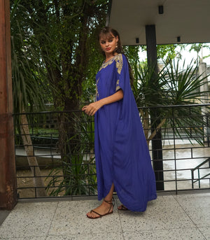 Robia Kaftan Royal Blue