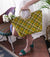 BANAGO CHAMBA DESIGN ORAYA TOTE                    YELLOW GREEN